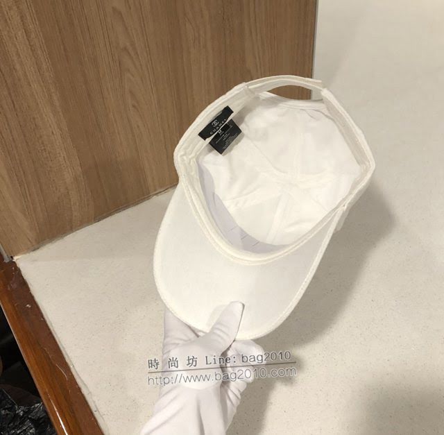 Chanel男女同款帽子 香奈兒經典黑白鴨舌帽棒球帽  mm1583